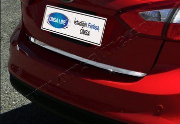 Накладка хромированная на кромку багажника Ford Focus SD 2011-, OmsaLine, 2608052