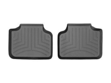 Коврики в салон BMW X1 2015-, 2WD, с бортом, задние, черные, Weathertech 447482
