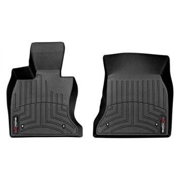 Килимки у салон BMW 5-Series GT 2014-2017 xDrive, з бортом, передні, чорні, Weathertech 445111