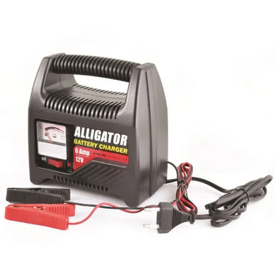Зарядний пристрій ALLIGATOR (12V, 6А, 80Ач, 1.4м кабель) ALLIGATOR AC803