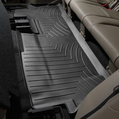 Коврики в салон Honda Pilot 2008-, 3 ряд с бортом, черные, Weathertech 441743