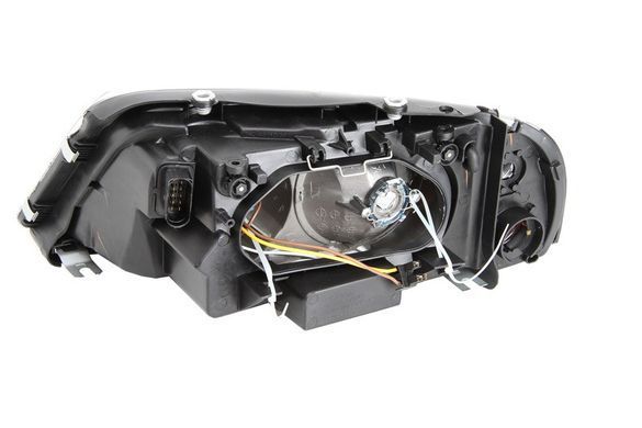 Фара передняя Seat Alhambra/Volkswagen Sharan 1995-2010, правая H1/H7, электрическая регулировка, хром рамка, Depo, 441-1148R-LDEM1