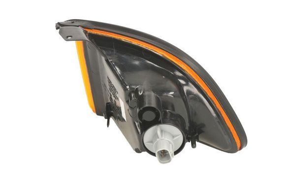 Покажчик повороту Mitsubishi Galant 1997-2003, правий, жовтий, (Eur) + лампа, Depo, 214-1549R-AE