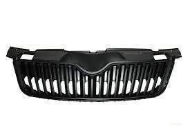 Оригинальная решетка радиатора Skoda Fabia/Roomster 2010-2014, хромированная, 5J0853668C9B9