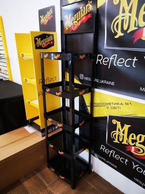 Пластиковый стенд Meguiars Display Rack (черный) 206x38x52см Meguiars ST022