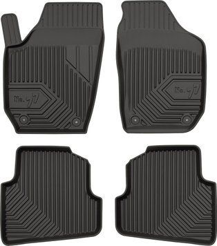 Коврики в салон Skoda Fabia 2007-2014, с бортом, Frogum, FG 77407220