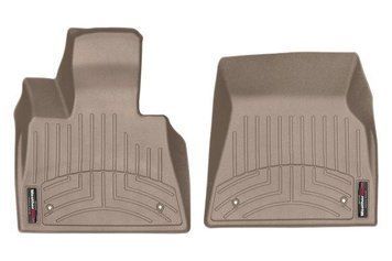 Коврики в салон BMW X5/X7 2019-, с бортом, передние, бежевые, Weathertech 4515071