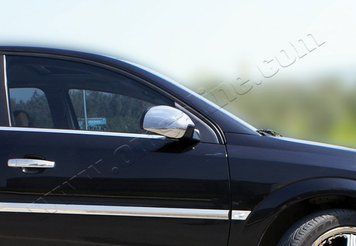 Накладки хромовані на дзеркала (2шт) Opel Vectra C SD/SW 2002-2008, OmsaLine 5206111