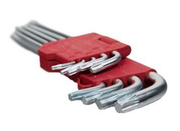 Набор Г-образных ключей TORX 9шт, Т10-Т50, Cr-V BIG INTERTOOL HT-0608