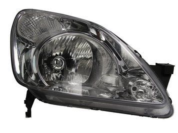 Фара передняя Honda CR-V 2 2001-2004, правая H4, с белым указателем поворота, электрическая регулировка, Depo, 217-1138R-LDEMC