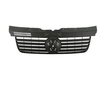 Решітка радіатора Volkswagen Transporter T5 2003-2009, чорна, AVTM, 187405990