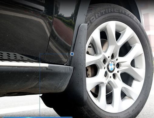 Брызговики BMW X5 Е70 2007-2013 с порогами, комплект 4шт 82160414674 AVTM MF.BMWX52007