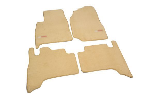Коврики в салон (ворсовые) Toyota Land Cruiser 100 1998-2007, Premium, бежевые, AVTM BGLX1633
