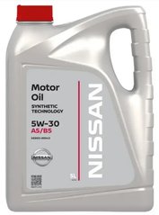 Моторное масло Nissan Motor Oil 5W-30, 5л Nissan KE90099943