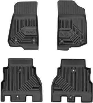 Коврики в салон Jeep Wrangler Unlimited JL 2019-, с бортом, Frogum, FG 77409866