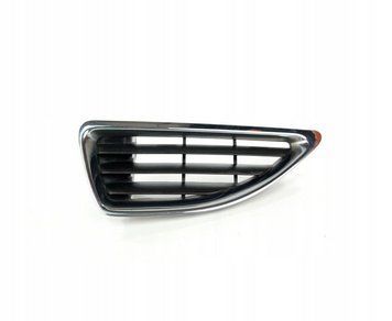 Решітка радіатора Renault Megane 1999-2003, ліва, чорна/хромована, AVTM, 186037993