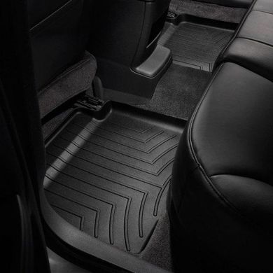 Килимки в салон Chevrolet Camaro 2016- з бортиком, задні, чорні 449022 Weathertech