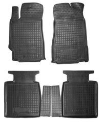 Поліуретанові килимки Geely Emgrand 8 2013 - чорний, кт - 4шт 11420 Avto-Gumm