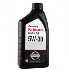 Моторное масло Nissan Genuine Motor Oil 5W-30 Nissan 999PK005W30N