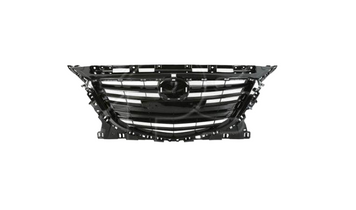 Решетка радиатора Mazda 3 2013-2016, черная матовая, AVTM, 184424990