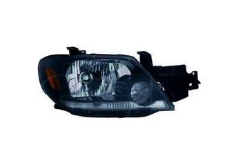 Фара передняя Mitsubishi Outlander 2003-2005, правая, хром рамка, механическая регулировка, Forma Parts, 3733 R02-P