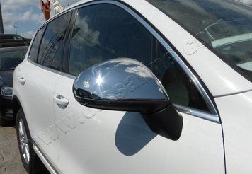 Накладки хромированные на зеркала (2шт) Volkswagen Touareg 2010-, OmsaLine, 7533111