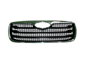 Решітка радіатора Hyundai Santa Fe 2 2009-2012, рамка хромована широка, AVTM, 183226995
