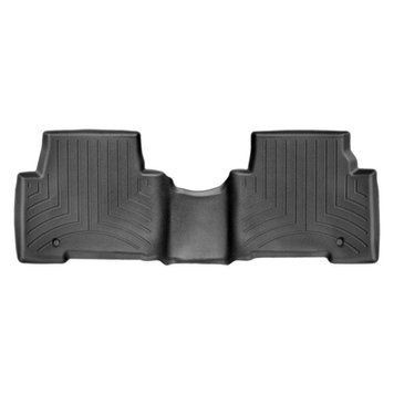 Килимки у салон Hyundai Santa Fe 2012-, з бортом, задні, чорні, Weathertech 444402