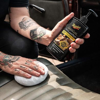 Гель 3 в 1 для ухода за кожаным салоном Meguiars Gold Class™ Rich Leather Gel 400мл Meguiars G17914