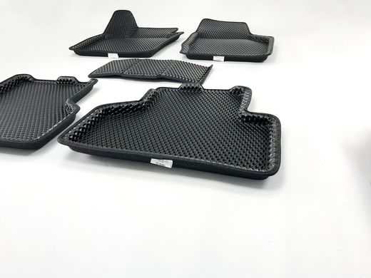 3D ева коврики в салон Audi Q3 (2010-2018) чёрные EVA 5шт Seintex (ауди ку3)