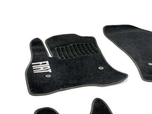 Ворсові килимки Fiat 500L (2012-) /чорні 5шт BLCCR1133 AVTM