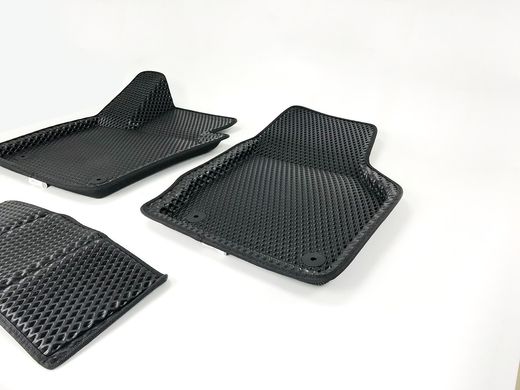 3D ева коврики в салон Audi Q3 (2010-2018) чёрные EVA 5шт Seintex (ауди ку3)
