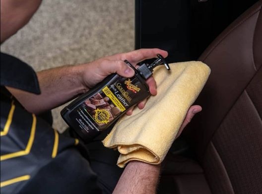 Гель 3 в 1 для ухода за кожаным салоном Meguiars Gold Class™ Rich Leather Gel 400мл Meguiars G17914