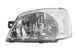 Фара передня Hyundai Getz 2002-2004, ліва H4, механічне регулювання, Depo, 221-1118L-LD-E 1