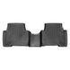 Килимки у салон Hyundai Santa Fe 2012-, з бортом, задні, чорні, Weathertech 444402 1