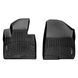 Килимки у салон Hyundai Santa Fe 2012-, з бортом, передні, чорні, Weathertech 444401 1