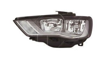 Фара передняя Audi A3 2012-2016 правая, электрическая регулировка, с корректором, без ламп (H7/H15/PWY24W/W5W) Depo 446-1146RMLD-EM