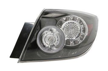 Ліхтар задній Mazda 3 HB 2006-2008, правий, зовнішній LED, Depo, 216-1963R-UE