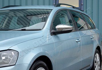 Накладки хромовані на дзеркала (2шт) Volkswagen Passat 2012-/Jetta/EOS 2011-, OmsaLine 7538111