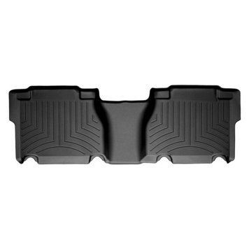 Коврики в салон Toyota Tundra 2007-2012, Crew Max, с бортом, задние, черные, Weathertech 440933