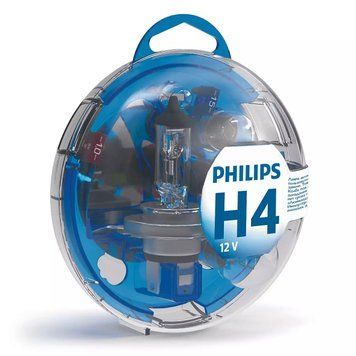 Набір автоламп H4 Essential Box 12V (кт 4шт) PHILIPS 55718EBKM