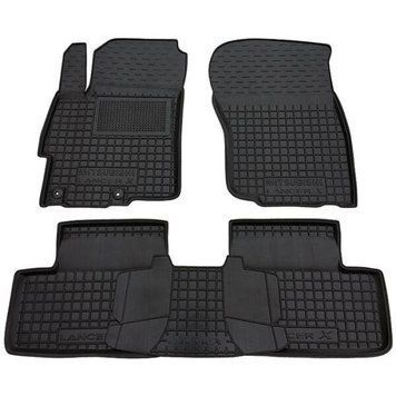 Коврики в салон Mitsubishi Lancer 10 2007-/Lancer Evo X, черные, 4шт, Avto-Gumm, 11237 Avto-Gumm