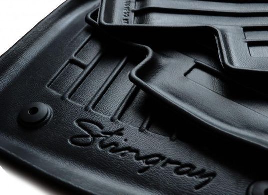 Килимки у салон BMW X3 E83 2004-2010, з бортом, поліуретан, 5шт, Stingray, 5027085