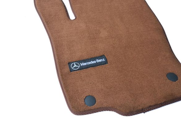 Ворсові килимки Mercedes ML/GL/GLE166 (2011-) коричневі Premium BRNLX1354 AVTM