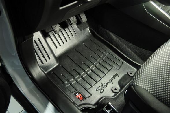 Килимки у салон BMW X3 E83 2004-2010, з бортом, поліуретан, 5шт, Stingray, 5027085