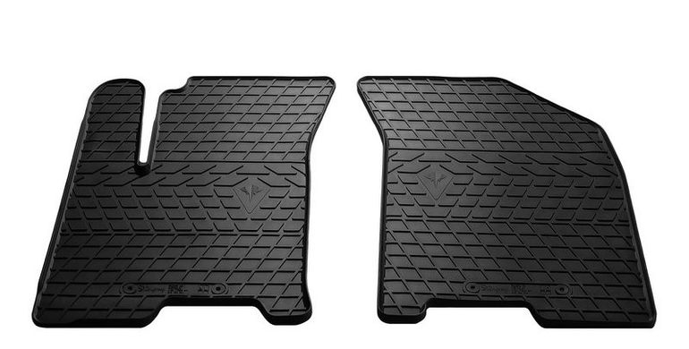 Гумові килимки Chevrolet Aveo 04-/Zaz Vida 12- (design 2016) (2 шт) 1002012 Stingray