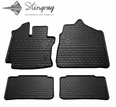 Резиновые коврики Toyota Yaris 99- (design 2016) (4 шт) 1022354 Stingray