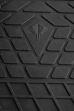 Гумові килимки Toyota Yaris 99- (design 2016) (4 шт) 1022354 Stingray