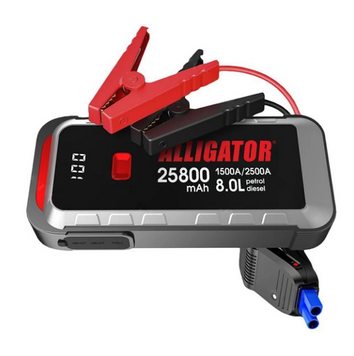 Пусковое устройство ALLIGATOR (1500A/2500A 25800mAh) SMART-клеммы ALLIGATOR JS847