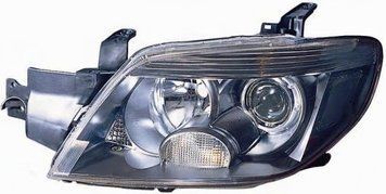 Фара передня Mitsubishi Outlander 2005-2009 (крім XL) ліва, електричне регулювання, без ламп (H1/HB3/WY21W/W5W) Depo 214-1179L-LDEM7